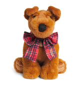 Harrods Harrods Tartan-Bow Terrier Plush Dog Toy (26cm)- Buy online at McGrocer