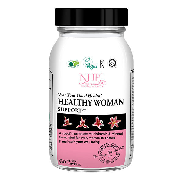 NHP multivitamin Healthy Woman Support 60 capsules, UK version