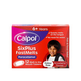 Superdrug Calpol 6+ Years Fastmelts Strawberry Flavour Tablets 12s- Buy online at McGrocer