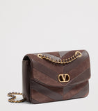 Valentino Garavani lambskin chevron shoulder bag medium, UK version
