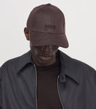 BOSS linen logo cap, imported from the UK