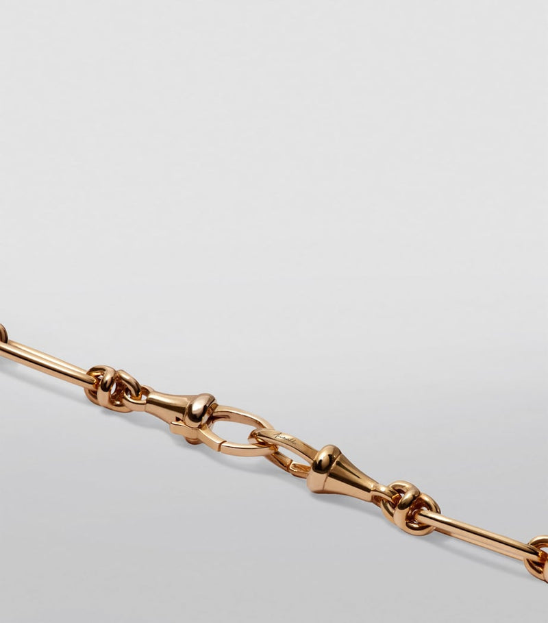 Annoushka yellow gold knuckle bold link chain necklace, UK version