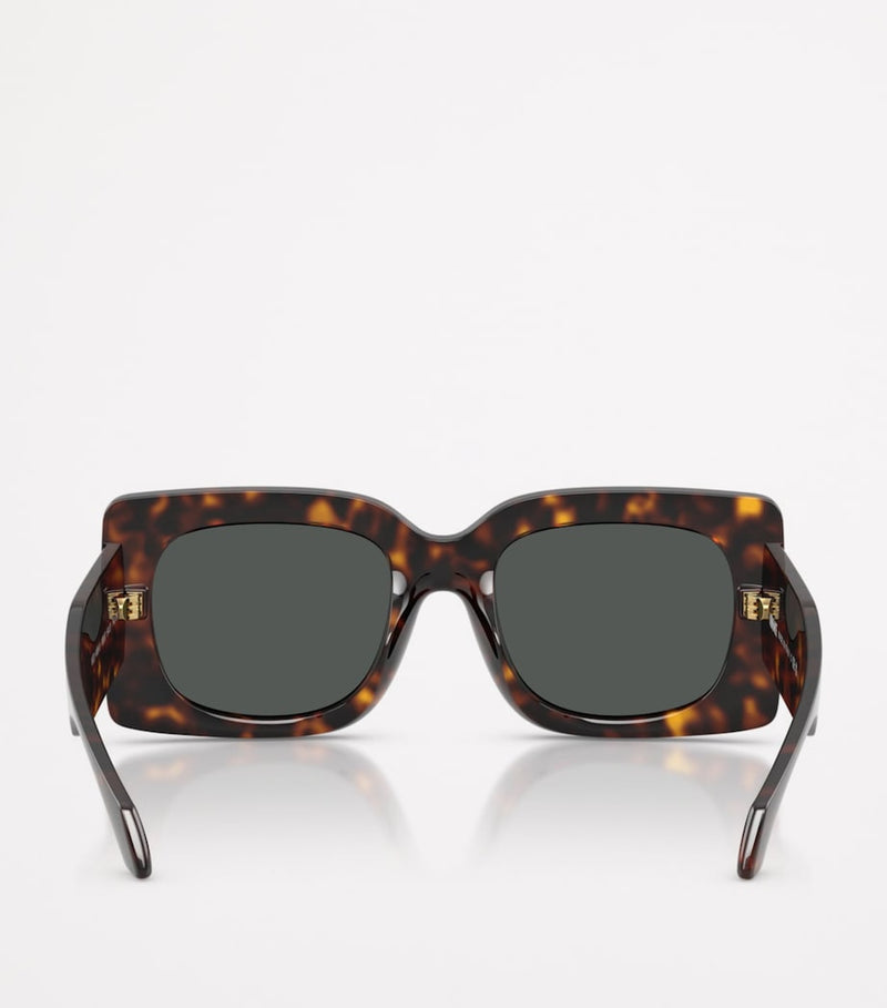 Versace square sunglasses with gold-tone accents British product