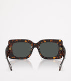 Versace square sunglasses with gold-tone accents British product
