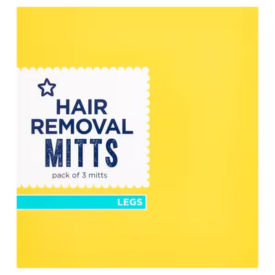 Superdrug Haarentfernungs-Mitts Alternative zur Rasur Beinbehandlung