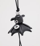 LOEWE leather biker Puzz charm black lambskin - British product