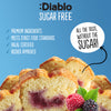 Diablo no added sugar forest fruit cake 450g pack of 8 - British product