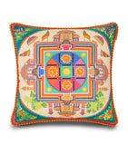 Etro Mandala Print Shanti cushion 45cm x 45cm, imported from the UK