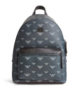 Harrods Emporio Armani Coated Canvas Eagle Backpack- Buy online at McGrocer