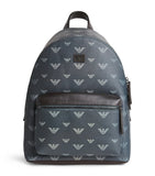 Emporio Armani Eagle backpack coated canvas - British product