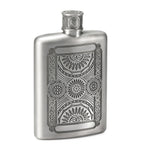 Royal Selangor pewter Ace hip flask 140ml, imported from the UK