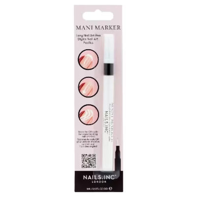 Superdrug Nails.INC White Mani Marker Nail Art Pen 3ml- Buy online at McGrocer