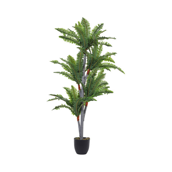 Livingandhome artificial Persian grass tree 135cm with black pot, UK version