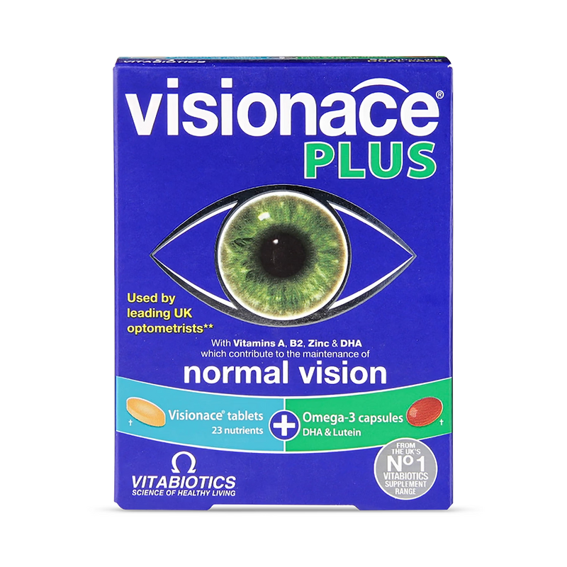 Vitabiotics Visionace Plus tablets supplement (British brand)