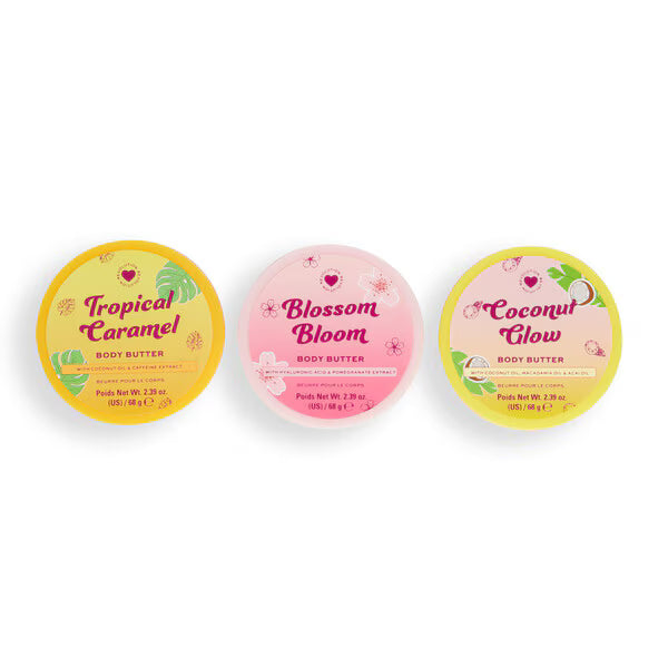 I Heart Revolution Tropical Trip Body Cream Trio UK version