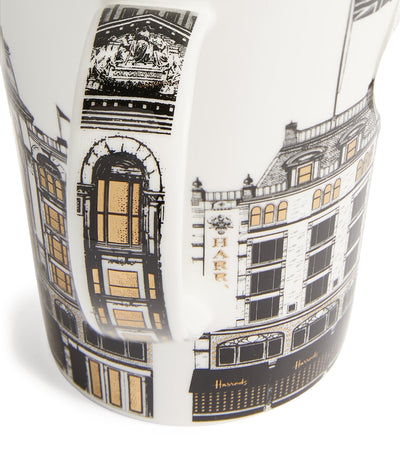Harrods Fine Bone China Tea Infuser Mug with Removable Strainer- Buy online at McGrocer