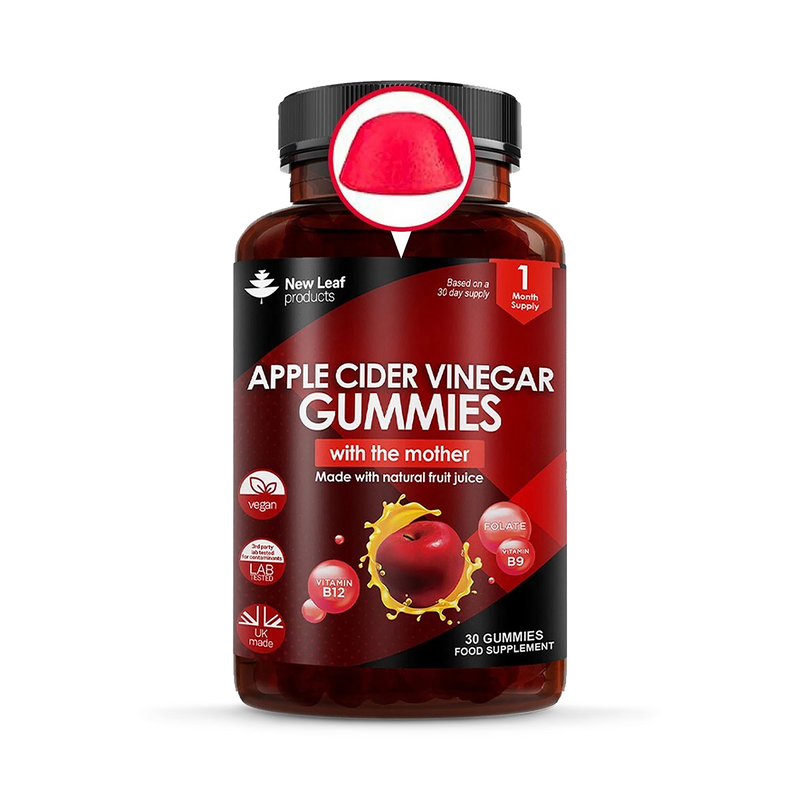 New Leaf apple cider vinegar gummies 30 count - British brand