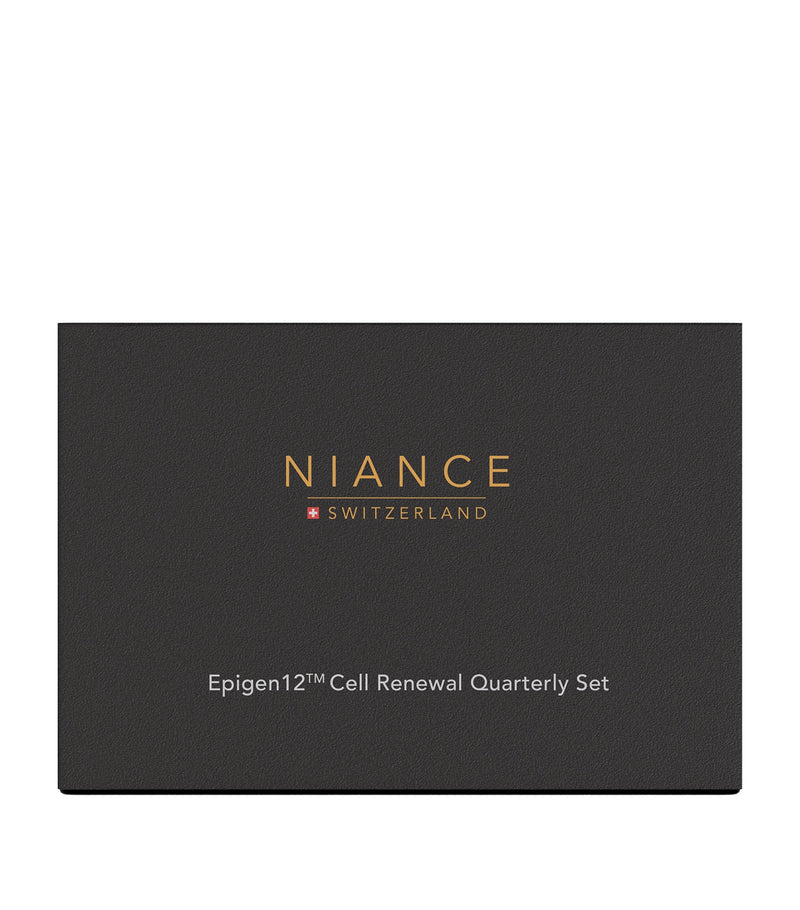 NIANCE SWITZERLAND epigenetic cell renewal supplement quarterly set with 3 x 100g bottles, imported from the UK