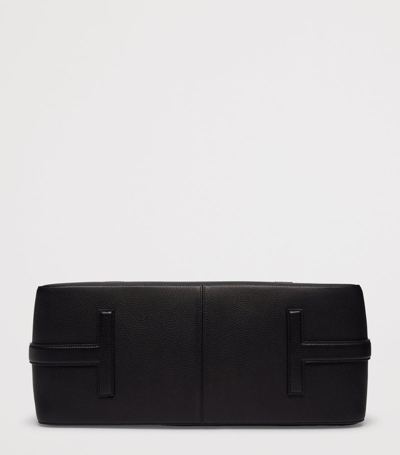 TOM FORD Eclipse shoulder bag in grained leather - British product