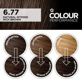 Superdrug permanent hair dye natural rich brown (British brand)