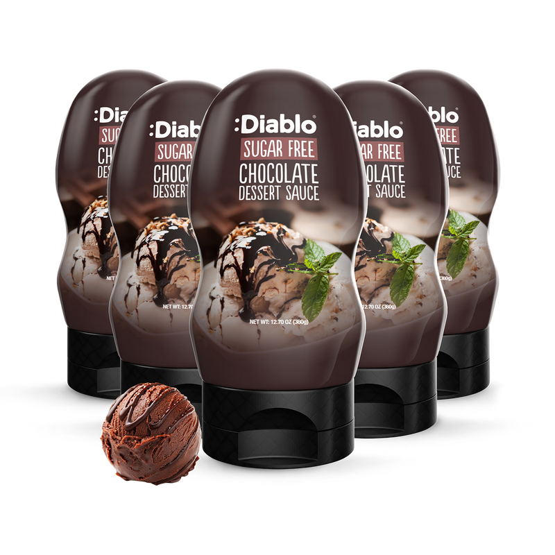 Diablo sugar free chocolate dessert sauce 360g pack, UK version