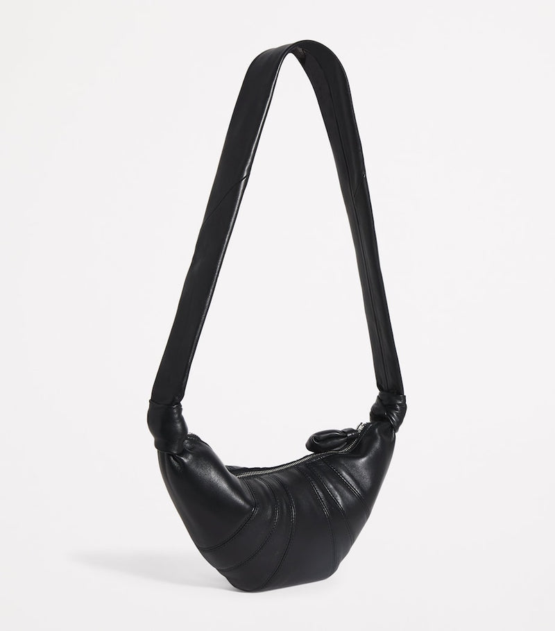 Lemaire small nappa leather croissant cross-body bag - British product