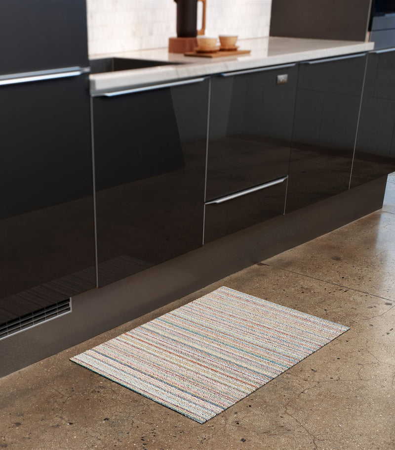 Chilewich Skinny Stripe Shag Utility Mat 61cm x 91cm - British product