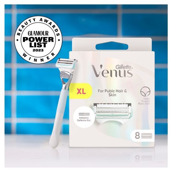 Venus For Pubic Hair & Skin Blades 8 Pack GOODS Superdrug