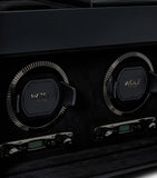 WOLF British Racing triple watch winder, vegan leather (British brand)