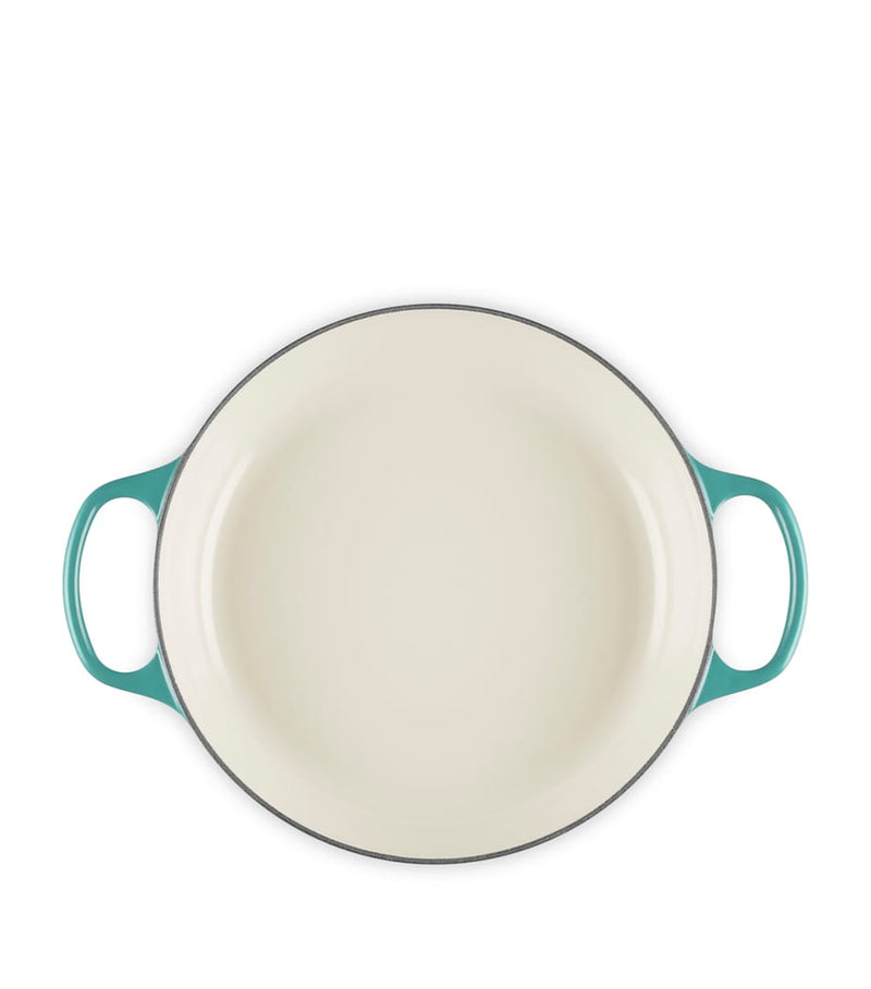 Le Creuset cast iron shallow casserole dish 26cm, UK version