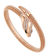 Harrods Bvlgari Serpenti Rose Gold and Diamond Bracelet- Buy online at McGrocer