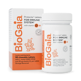 Holland & Barrett BioGaia Protectis Probiotic Tablets with Vitamin D3 Orange 20 µg 90 Tablets- Buy online at McGrocer