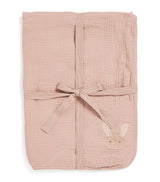 Harrods Donsje Muslin Embroidered Ploekie Baby Blanket- Buy online at McGrocer
