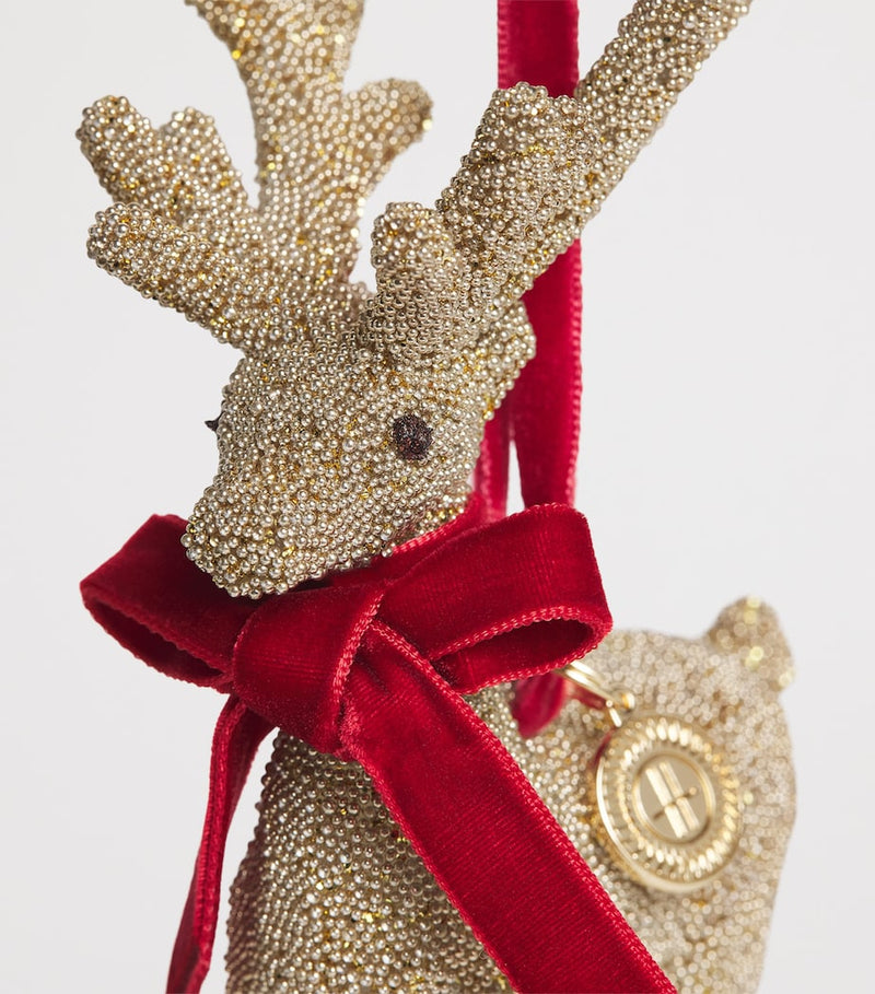 Harrods microbead reindeer ornament, UK version