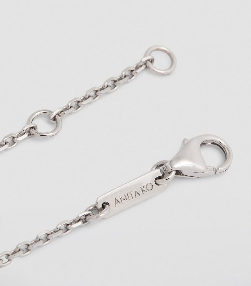 Anita Ko leaf diamond bracelet 18kt white gold - British product