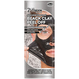 Superdrug 7th Heaven Men's Activated Charcoal Black Clay Peel-Off Mask- Buy online at McGrocer
