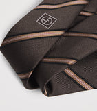 Giorgio Armani silk regimental stripe tie 7cm - British product