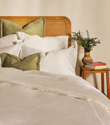 Harrods Celso De Lemos Braga Square Egyptian Cotton Cushion Cover 65cm x 65cm- Buy online at McGrocer
