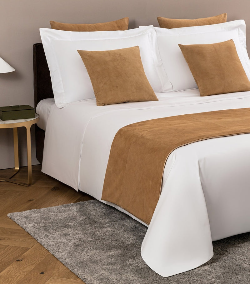 Frette luxury suede cushion cover 65cm - British product