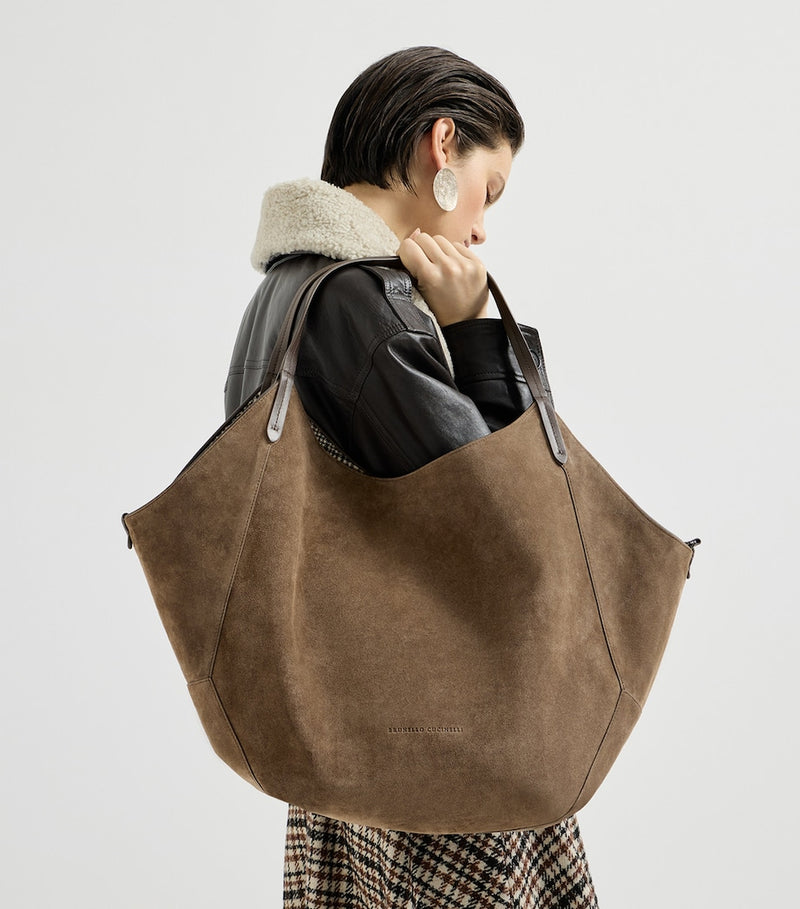 Brunello Cucinelli BC Duo tote bag, imported from the UK