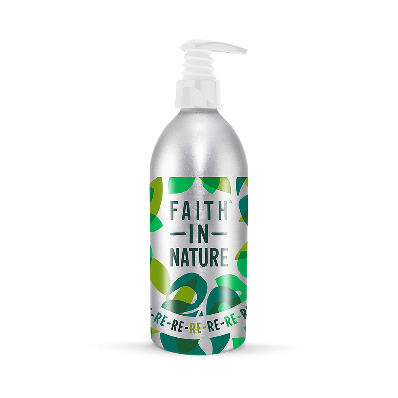 Aluminium Refillable Bottle with Pump 450ml