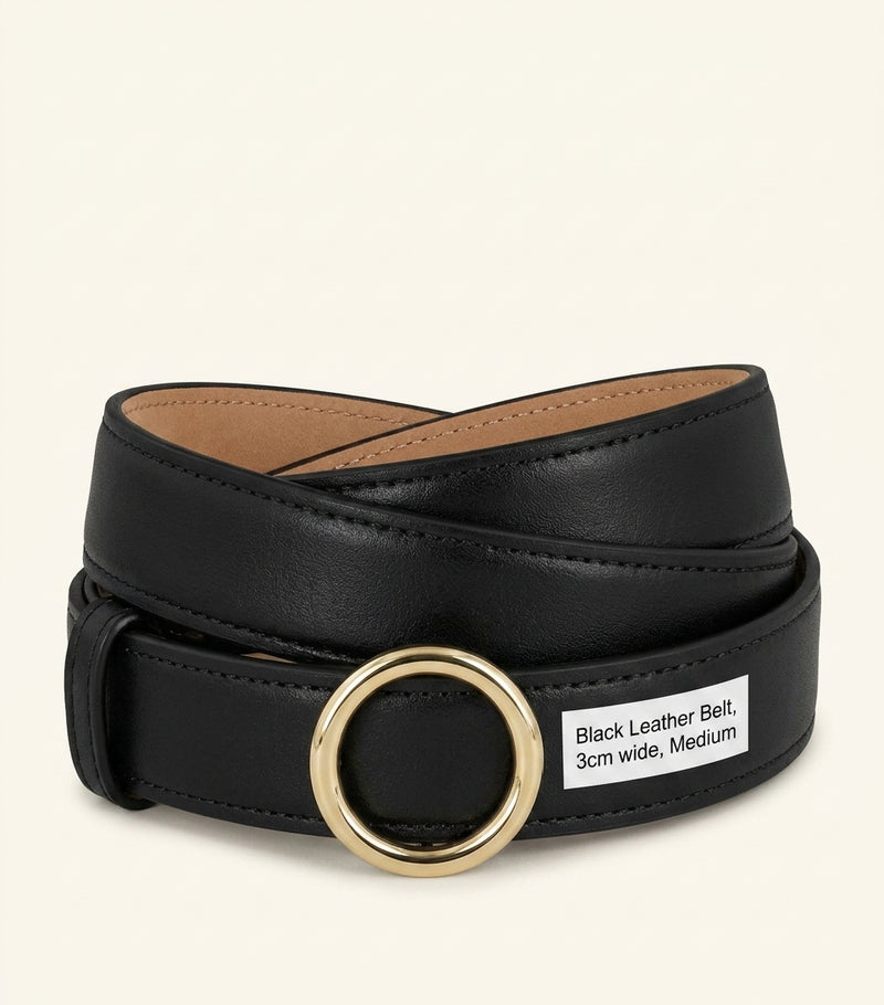 Cartier Leather Panthère de Cartier Belt (85cm)