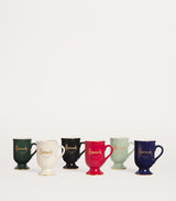Harrods Pedestal Mug with Gold-Trimmed Base and Logo, 284ml Capacity, Approx. 13cm High- Buy online at McGrocer