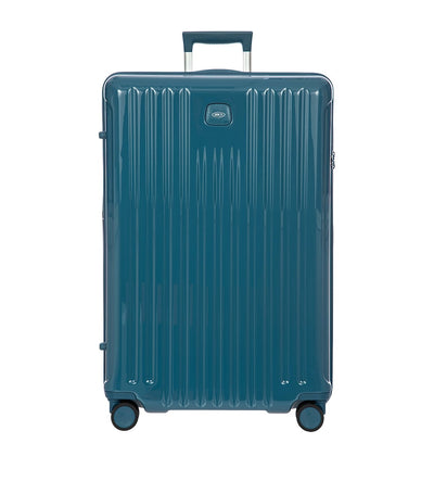 Harrods Hardwearing Recycled Polycarbonate Spinner Suitcase in Marine Hue- Buy online at McGrocer