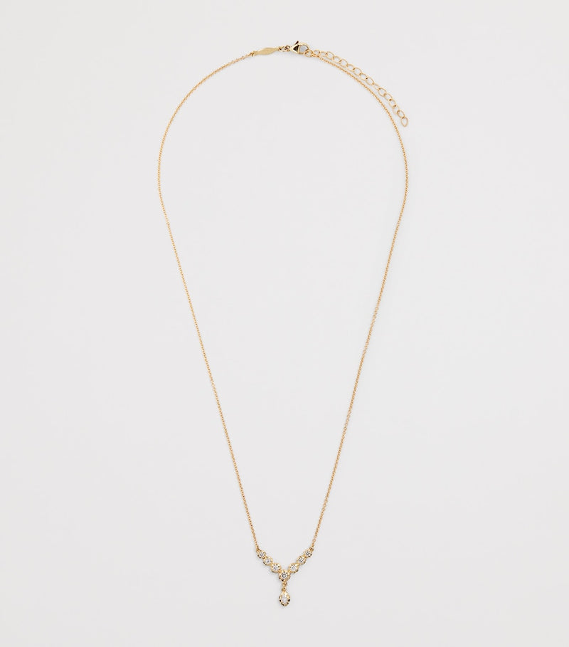 Jacquie Aiche yellow gold diamond Sophia necklace, UK version