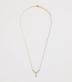 Jacquie Aiche yellow gold diamond Sophia necklace, UK version