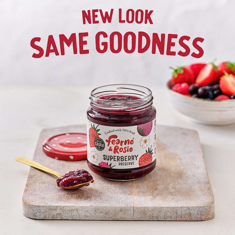 Fearne & Rosie Superberry Jam 310g - British product