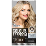 Superdrug Colour Freedom Hair Colour 10.21 Lightest Extra Ash Blonde Permanent Kit- Buy online at McGrocer