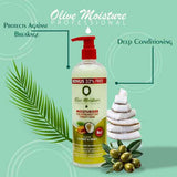 Olive Moisture professional hair moisturiser for dry hair, imported from the UK