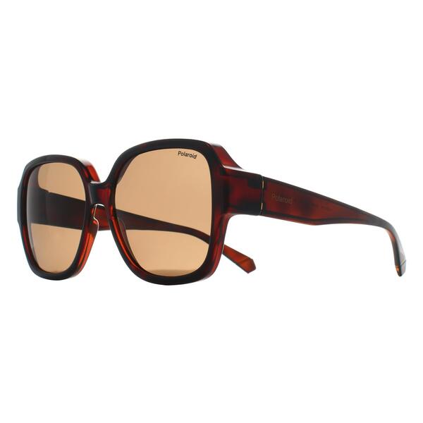 Lunettes de soleil femme polarisées marron Polaroid PLD 9021/S, version UK